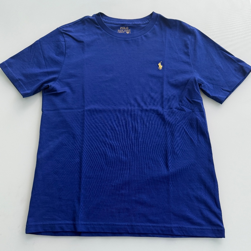 Polo Ralph Lauren Cotton Boys Blue Short sleeve‎ T-shirt, 14/16